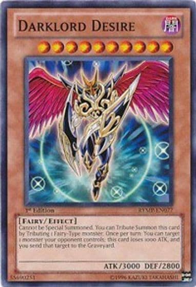 Darklord Desire Ra Yellow Mega Pack Yu-Gi-Oh! card