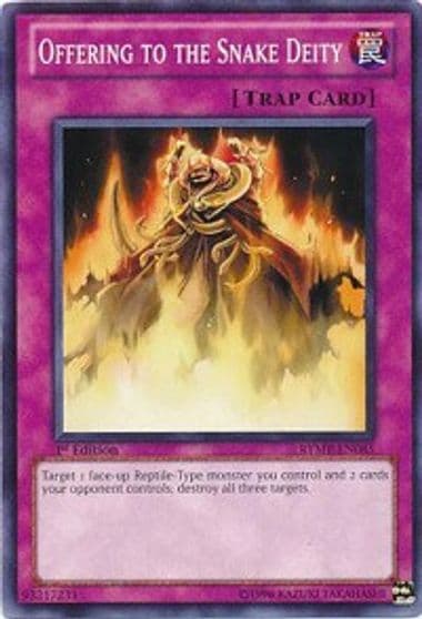 Offering to the Snake Deity Ra Yellow Mega Pack Yu-Gi-Oh! card