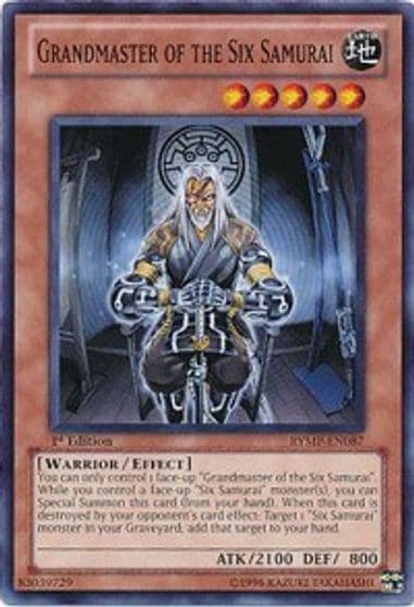 Grandmaster of the Six Samurai Ra Yellow Mega Pack Yu-Gi-Oh! card
