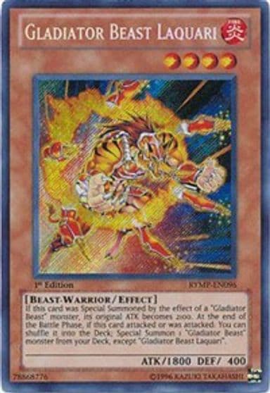 Gladiator Beast Laquari Ra Yellow Mega Pack Yu-Gi-Oh! card
