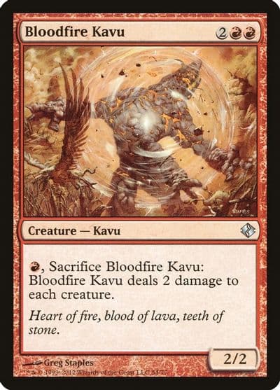 Bloodfire Kavu Duel Decks: Venser vs. Koth Magic card