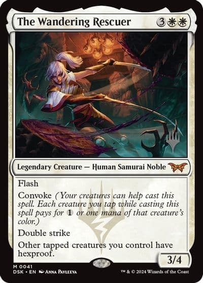 The Wandering Rescuer Promo Pack: Duskmourn: House of Horror Magic card