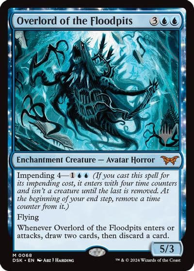 Overlord of the Floodpits Promo Pack: Duskmourn: House of Horror Magic card