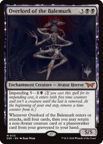 Overlord of the Balemurk Promo Pack: Duskmourn: House of Horror Magic card