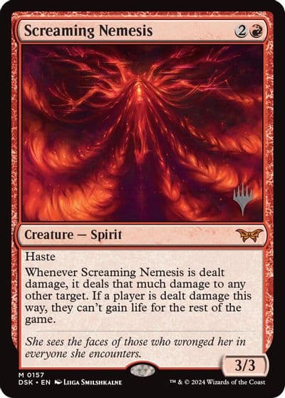 Screaming Nemesis Promo Pack: Duskmourn: House of Horror Magic card