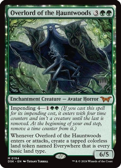 Overlord of the Hauntwoods Promo Pack: Duskmourn: House of Horror Magic card
