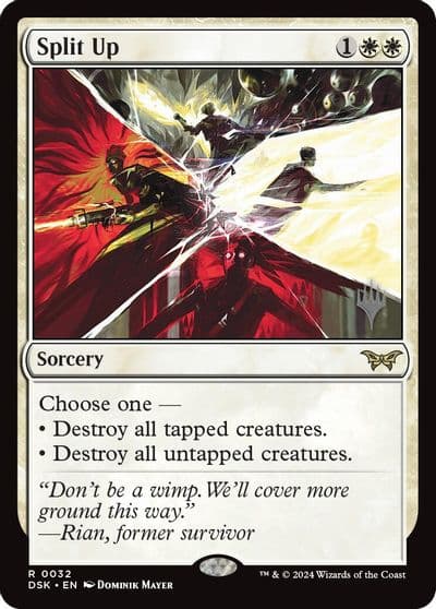 Split Up Promo Pack: Duskmourn: House of Horror Magic card
