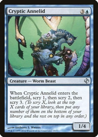 Cryptic Annelid Duel Decks: Venser vs. Koth Magic card