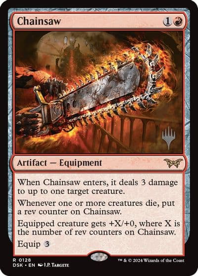 Chainsaw Promo Pack: Duskmourn: House of Horror Magic card