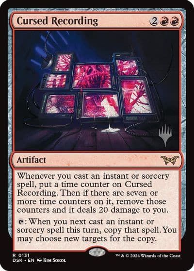 Cursed Recording 0131 Promo Pack: Duskmourn: House of Horror Magic card