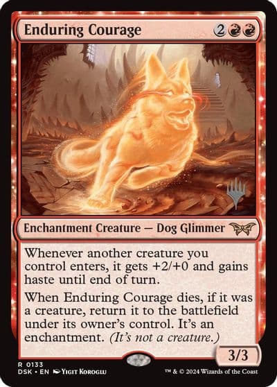 Enduring Courage Promo Pack: Duskmourn: House of Horror Magic card
