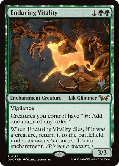 Enduring Vitality Promo Pack: Duskmourn: House of Horror Magic card