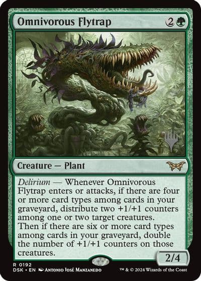 Omnivorous Flytrap Promo Pack: Duskmourn: House of Horror Magic card