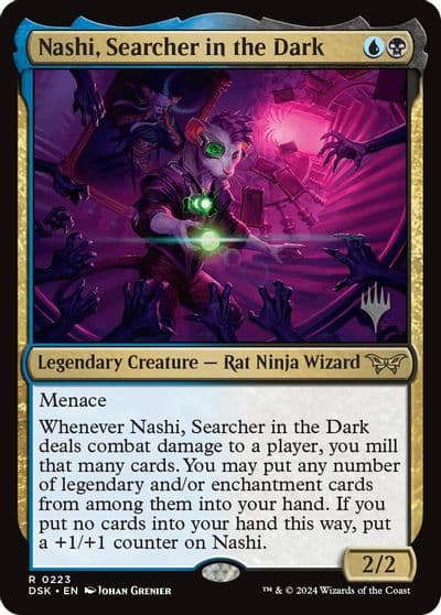 Nashi Searcher in the Dark Promo Pack: Duskmourn: House of Horror Magic card
