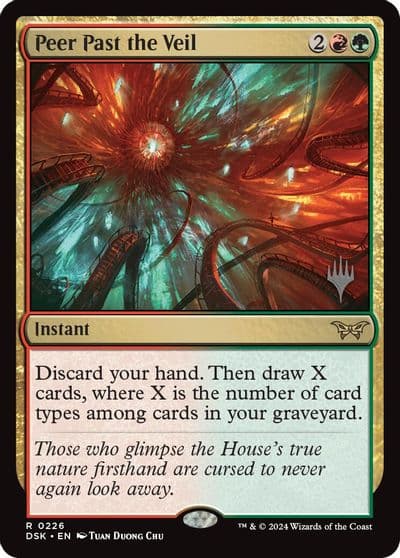 Peer Past the Veil Promo Pack: Duskmourn: House of Horror Magic card