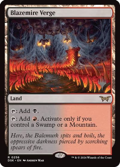 Blazemire Verge Promo Pack: Duskmourn: House of Horror Magic card
