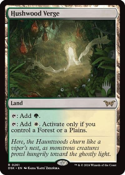 Hushwood Verge Promo Pack: Duskmourn: House of Horror Magic card