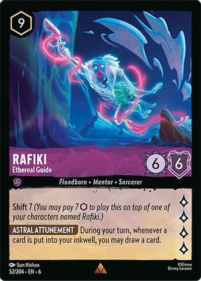 Rafiki Ethereal Guide Azurite Sea Lorcana card