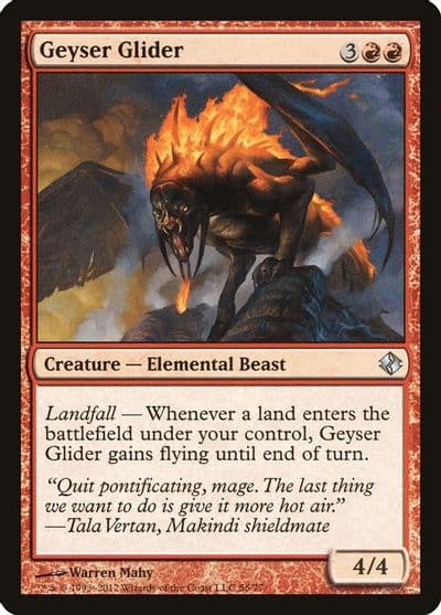 Geyser Glider Duel Decks: Venser vs. Koth Magic card
