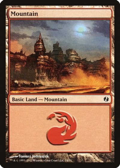 Mountain 74 Duel Decks: Venser vs. Koth Magic card