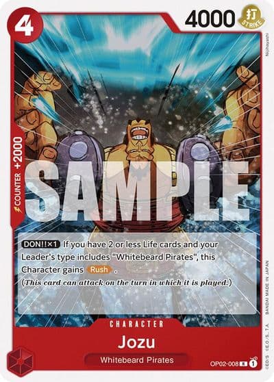 Jozu Starter Deck 15: RED Edward.Newgate One Piece card