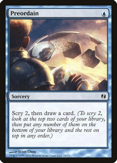Preordain Duel Decks: Venser vs. Koth Magic card