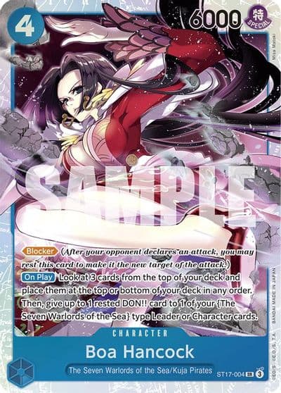 Boa Hancock Starter Deck 17: BLUE Donquixote Doflamingo One Piece card