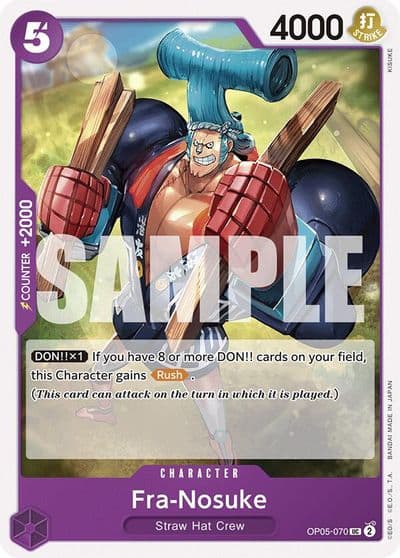 Fra Nosuke Starter Deck 18: PURPLE Monkey.D.Luffy One Piece card