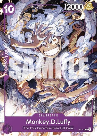 MonkeyDLuffy P 041 Starter Deck 18: PURPLE Monkey.D.Luffy One Piece card