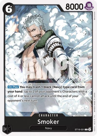 Smoker ST19 001 Starter Deck 19: BLACK Smoker One Piece card