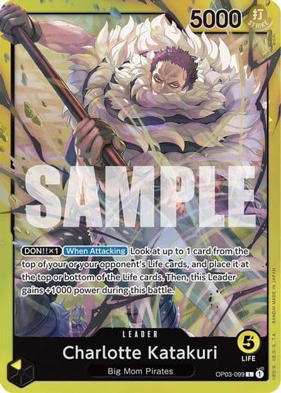 Charlotte Katakuri OP03 099 Starter Deck 20: YELLOW Charlotte Katakuri One Piece card