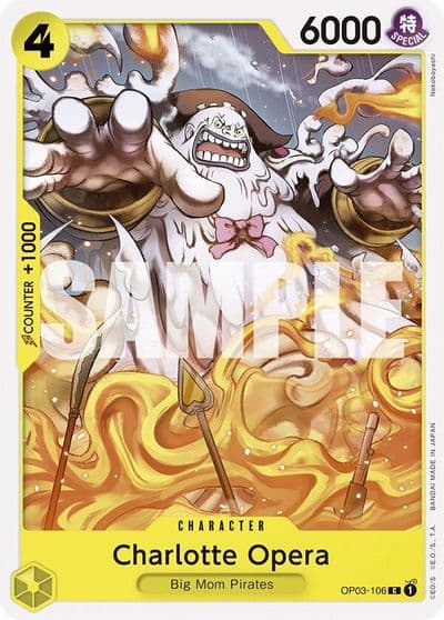 Charlotte Opera Starter Deck 20: YELLOW Charlotte Katakuri One Piece card