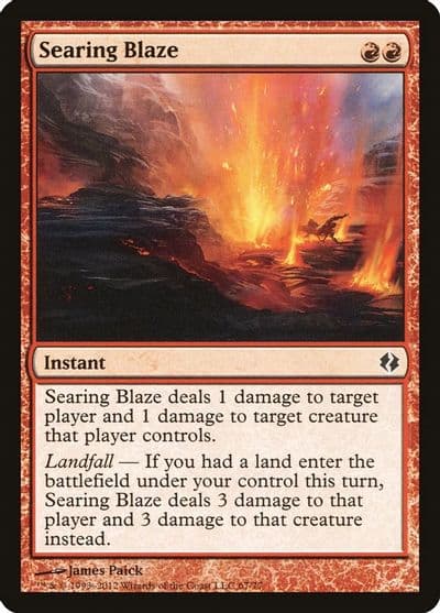 Searing Blaze Duel Decks: Venser vs. Koth Magic card