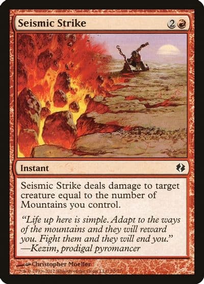 Seismic Strike Duel Decks: Venser vs. Koth Magic card