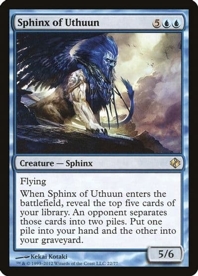 Sphinx of Uthuun Duel Decks: Venser vs. Koth Magic card