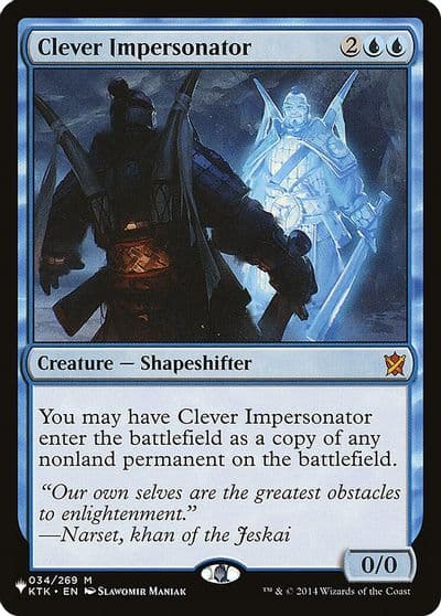 Clever Impersonator The List Reprints Magic card