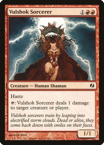 Vulshok Sorcerer Duel Decks: Venser vs. Koth Magic card