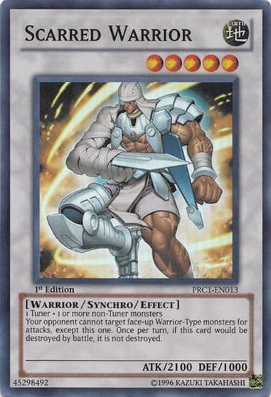 Scarred Warrior 2012 Premium Collection Tin Yu-Gi-Oh! card