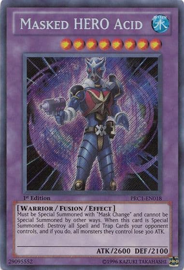 Masked HERO Acid 2012 Premium Collection Tin Yu-Gi-Oh! card