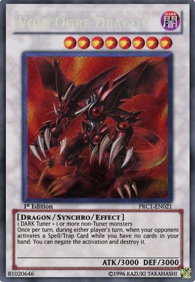 Void Ogre Dragon 2012 Premium Collection Tin Yu-Gi-Oh! card