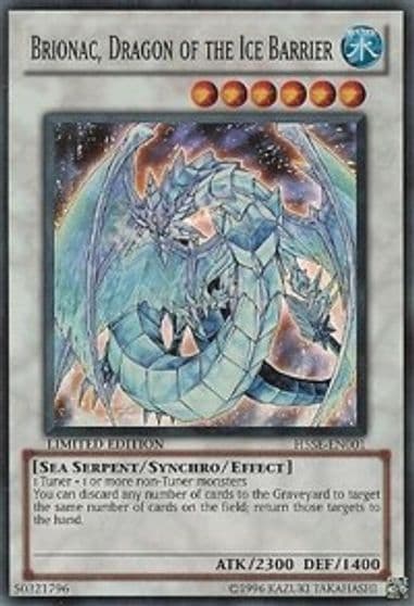 Brionac Dragon of the Ice Barrier Hidden Arsenal 5: Steelswarm Invasion Yu-Gi-Oh! card