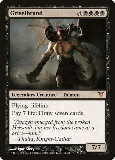 Griselbrand Avacyn Restored Magic card