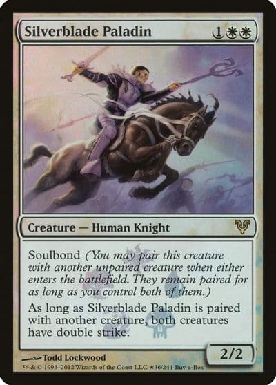 Silverblade Paladin Buy-A-Box Promos Magic card