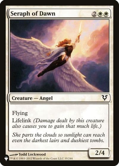 Seraph of Dawn The List Reprints Magic card