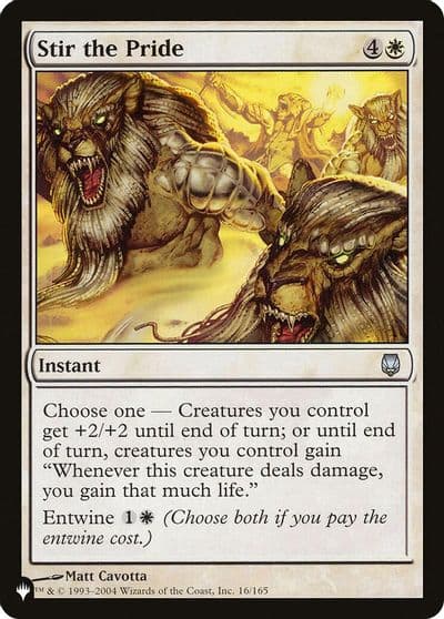 Stir the Pride The List Reprints Magic card