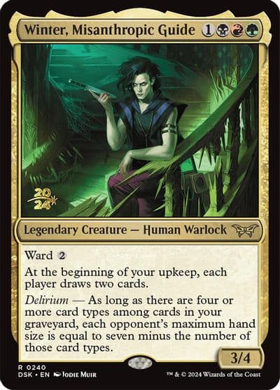 Winter Misanthropic Guide Prerelease Cards Magic card