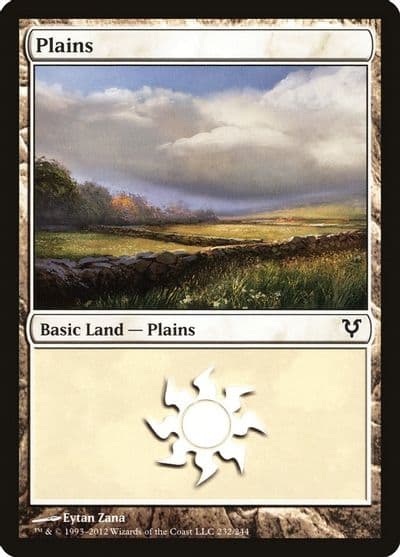 Plains 232 Avacyn Restored Magic card