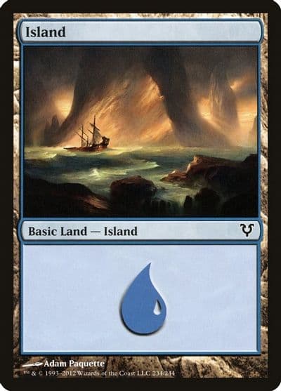 Island 234 Avacyn Restored Magic card