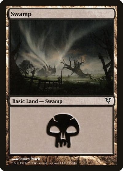 Swamp 236 Avacyn Restored Magic card
