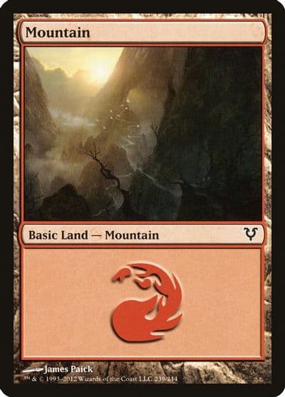 Mountain 239 Avacyn Restored Magic card